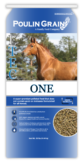 E-Tec One Pellet Horse Feed 50lb bag